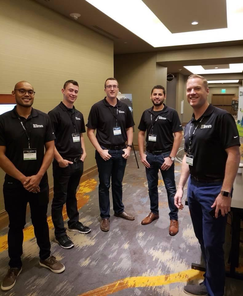 Steve with LMN colleagues